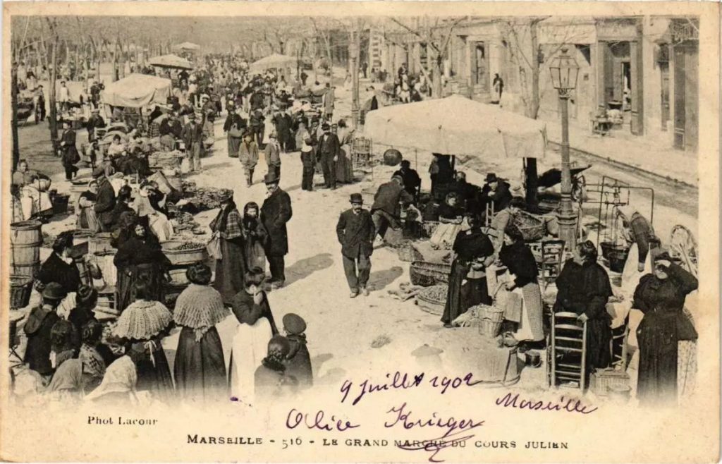 Marseille - Le grand Marché cours Julien
